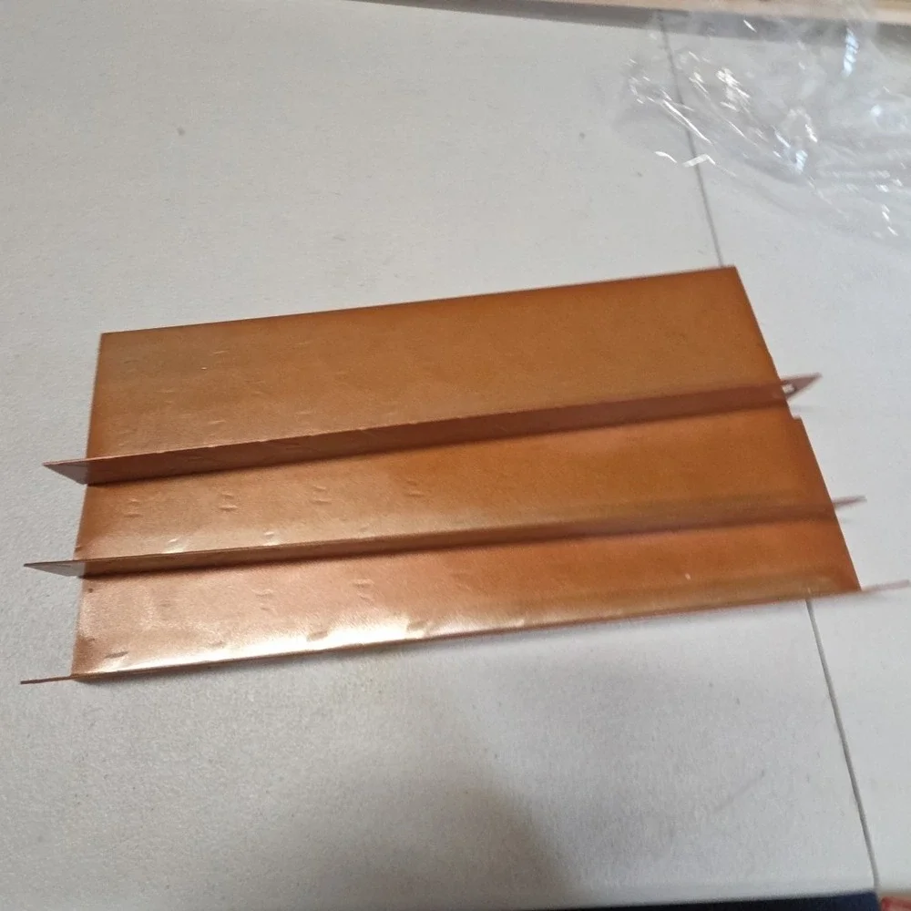 3 Pc Copper Stair Nose Edging Trim Set 12